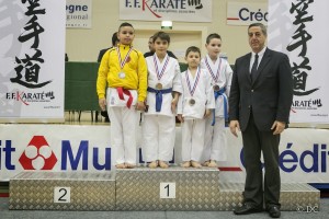 Interrégion Redouanne Kata Podium